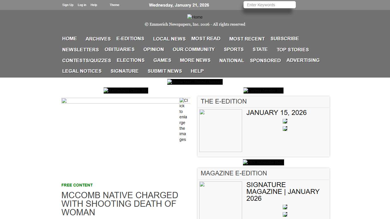 McComb native charged with shooting death of woman | HubCitySPOKES