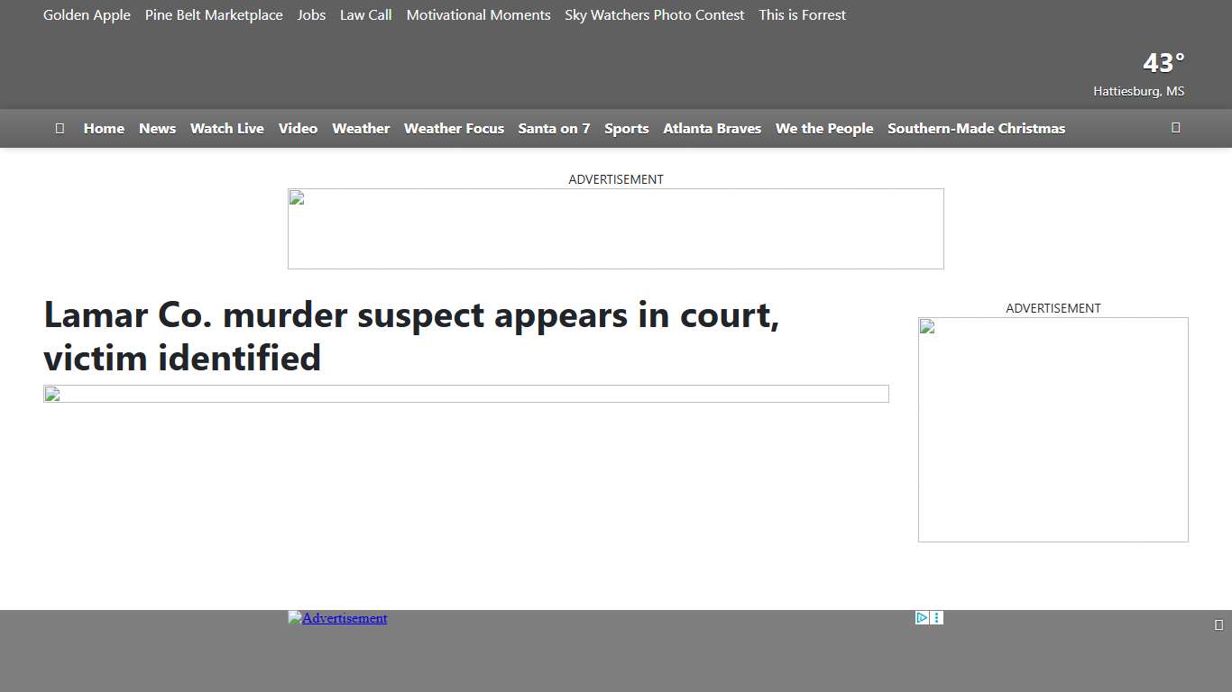 Lamar Co. murder suspect appears in court, victim identified